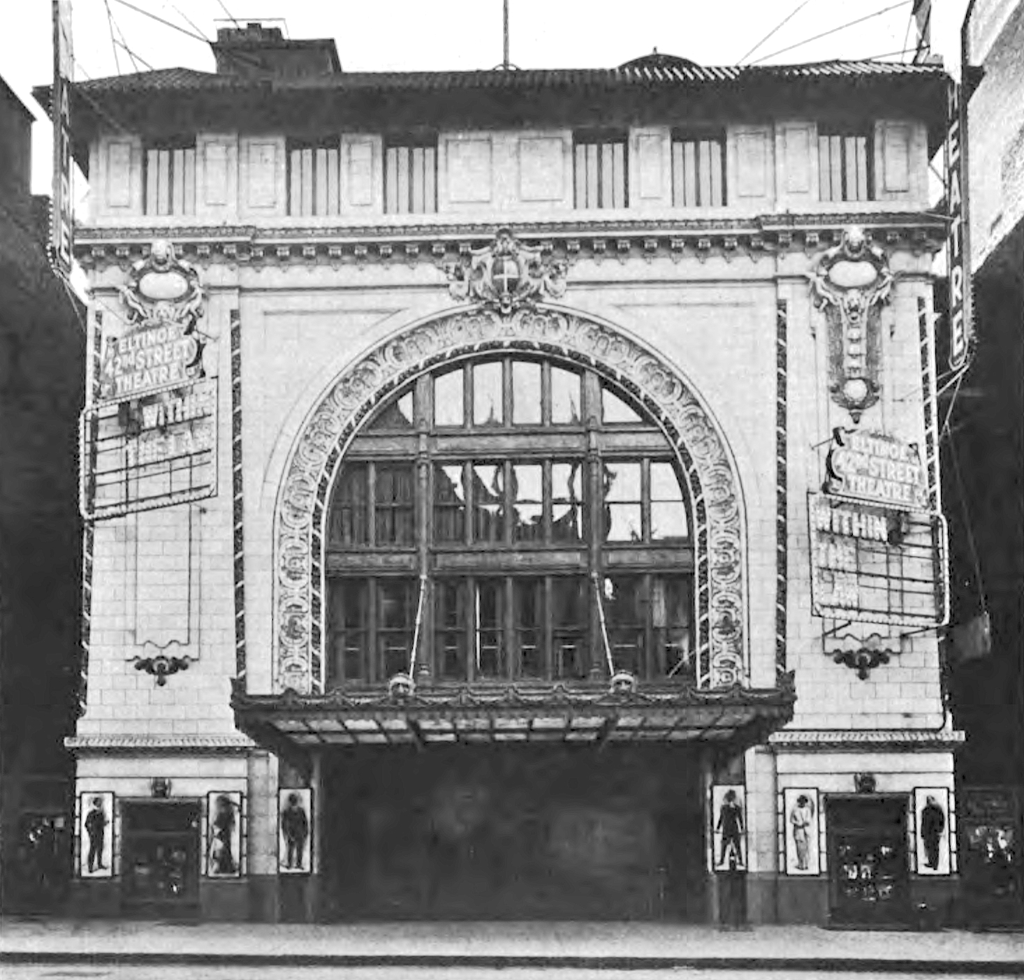 Eltinge Theatre facade circa 1912