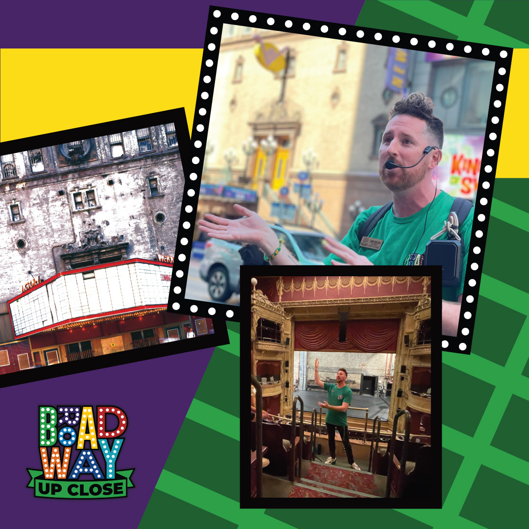 Broadway up close tours of the New Victory Theater.